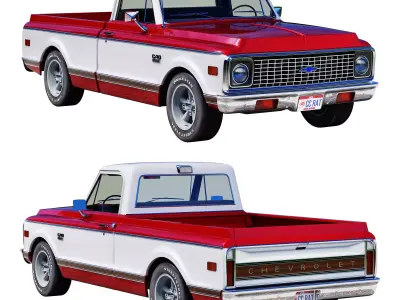 Chevrolet C10 1971 3D model