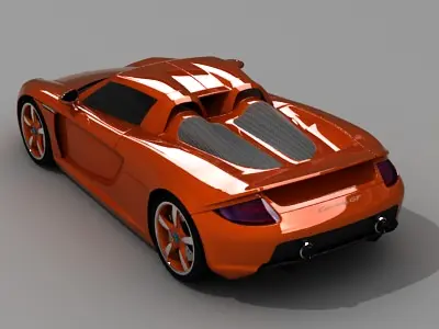 Porsche Carrera GT 3D model