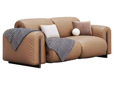 Colle Two Seater Sofa By Natuzzi 3D model