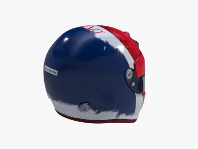 Kvyat helmet 2020 Low-poly 3D model