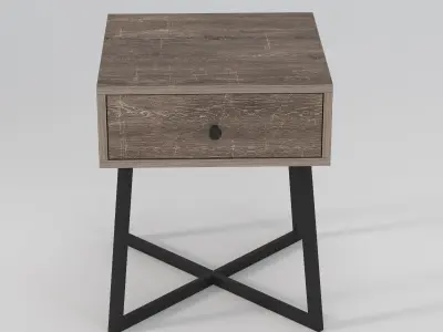 63707 Astoria Bedside Table 3D model
