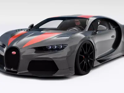 Bugatti Chiron Car model 3D model