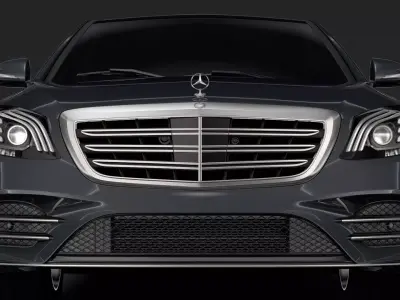 Mercedes Benz  S 350 Lang AMG Line V222 2018 3D model