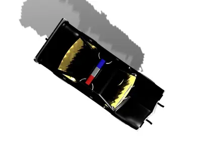 Dodge Monaco Police Car 3D model