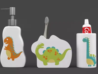 Bathroom Accessories 3D model