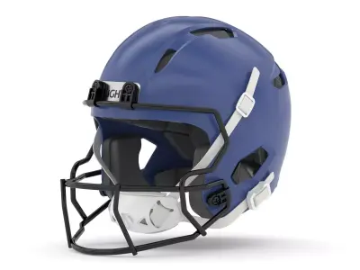 Light Gladiator Football Helmet with Facemask 3D model