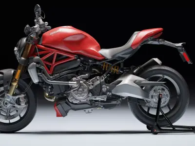 Ducati Monster 1200 S 2020 Low-poly 3D model