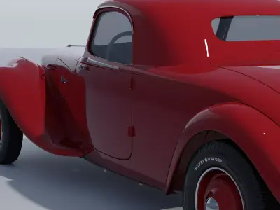 Citroen Traction 22CV V8 Exterior 3D model