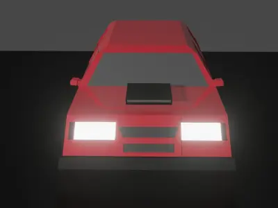 Car Low Poly 3D model purchase