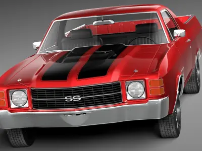 Chevrolet El Camino 1971 3D model
