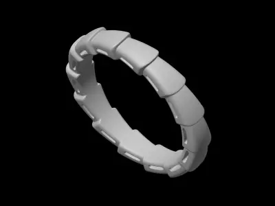 BULGARI - SERPENTI VIPER - RING 3D print model