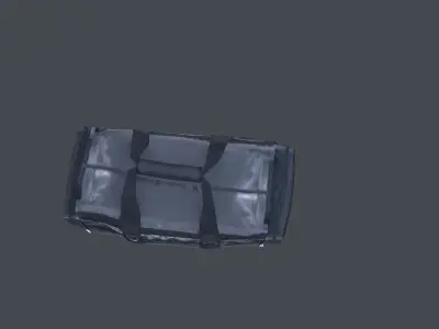 Sport bag Low-poly 3D model