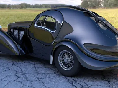 bugatti atlantic 3D model