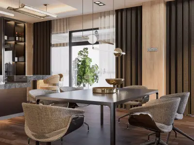 Modern living - A2 3D model