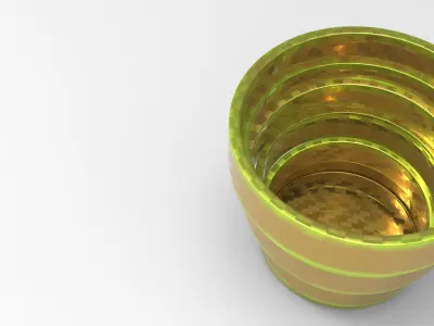 Luka Vase Low-poly 3D model