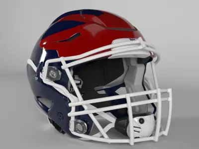 NEW YORK GIANTS Helmet Football NFC EAST PBR updated 2025 3D model