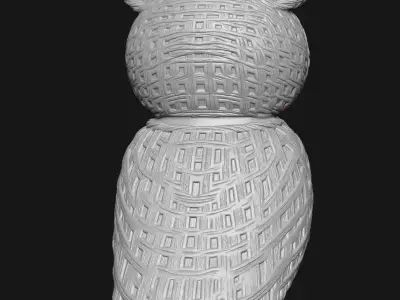owl sculpture 3D print model purchase