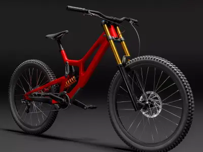 Santa Cruz Downhill Bike 3D model