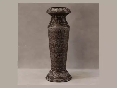 vase ornate Low-poly 3D model