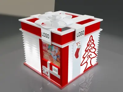 Booth Exhibition Stand a663b 3D model