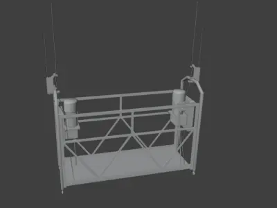 motorized elevator for scaffolding 3D model