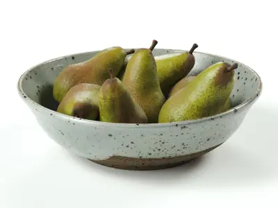 polypasta - WK Keramik fruit bowl 01 with pear 01 3D model