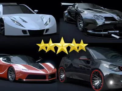 Cars Pack 05 3D model