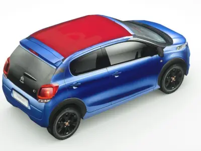 Citroen C1 urban 2020 Low-poly 3D model