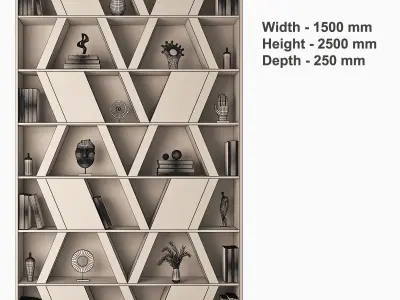 Partition Rack 77 3D model