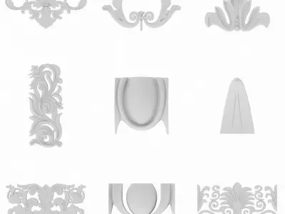 36 Classic Patterns Kitbash Vol 2 3D model