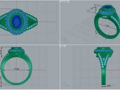 ring code 65 3D print model