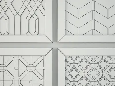 Square Wall Art 3D model
