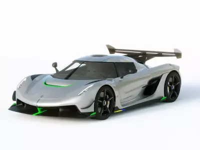 Koenigsegg Jesko 2020 3D model