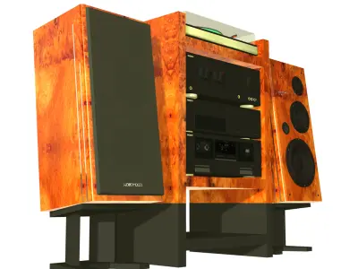 HIFI SYSTEM 3D model
