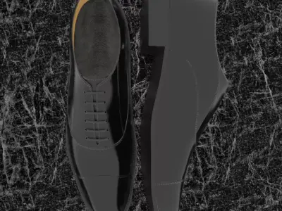 CLASSIC MENS 3D SHOES Free low-poly 3D model