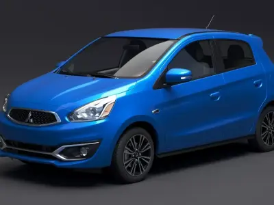 Mitsubishi Mirage GT 2020 3D model