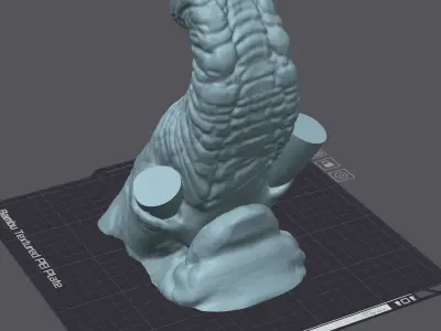 Elephant Wall Decoration Medium 3D Print Model 3D print model