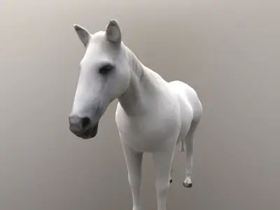 horse lowpoly 3D model