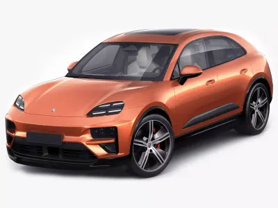 Porsche Macan Turbo 2025 3D model