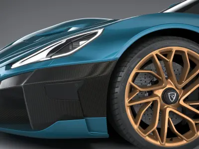 Rimac Nevera 2022 3D model