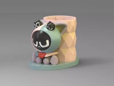 Luo Xiaohei-Gemini-Pen 3D print model