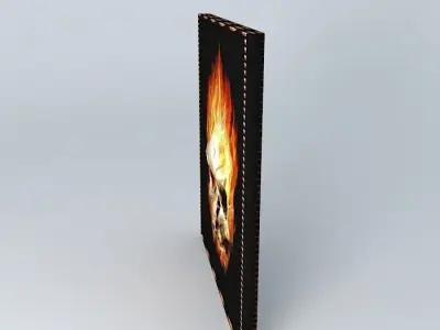 FIRE SKULL Free 3D model