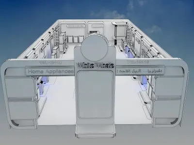 Fair Tent exhibition a385  3D model