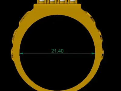 Mens Ring 3D print model