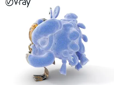 Charming Birdhouse D Model Pack for Various Applications Low-poly 3D model