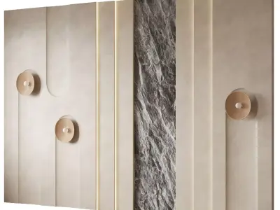 Wall Panle 02 3D model
