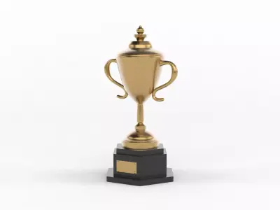 Trophy Cup Collection 3D model 12