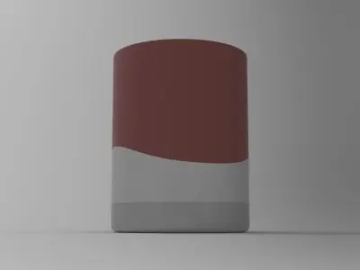Sups Candlestick Low-poly 3D model
