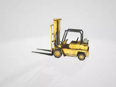 Free Fire  Forklift Truck  3D model