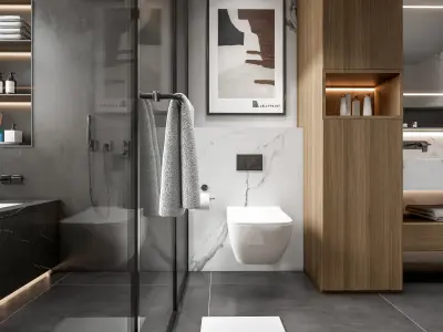 Bathroom 74 3D model
